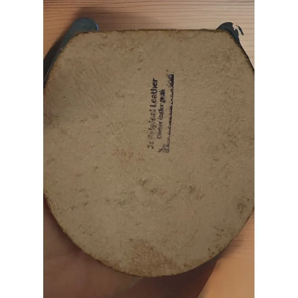 Tooled Leather Horseshoe‎ Drink Coaster Team Kentucky New